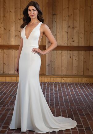 Essense of Australia D3576 Column Wedding Dress
