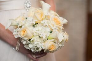 Rose and Calla Lilies Bridal Bouquet