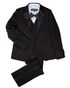BLACKTIE "Kingston" Black Tuxedo (5-Piece Set) Flower Girl Dress and Ring Bearer Outfit - thumbnail - 1