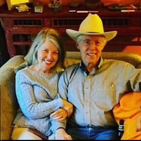 Chuck Tooley with his lovely wife. Joanie
