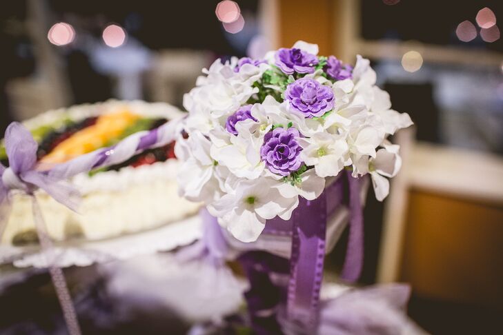 Lilac and White Vintage-Inspired Bouquet