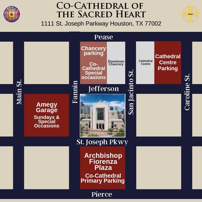 Picture of Parking at Co-Cathedral of The Sacred Heart Catholic Church