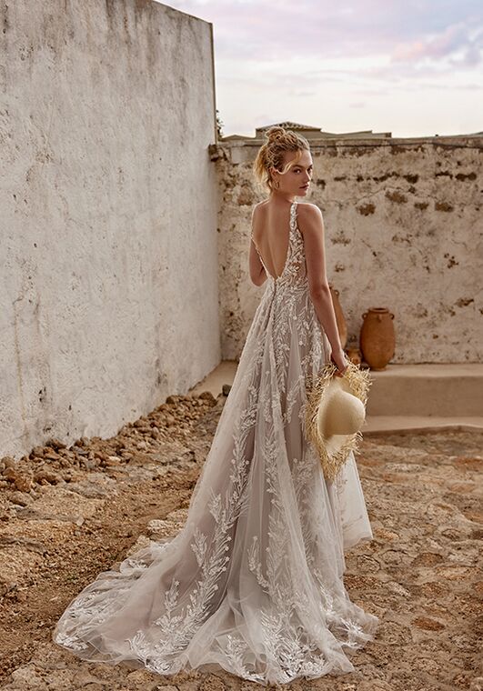 Lillian West 66372 A-Line Wedding Dress - 2