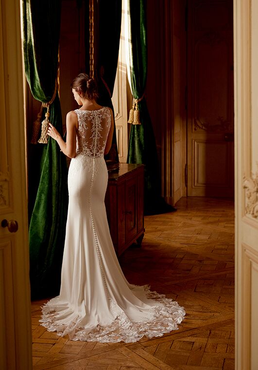 Justin Alexander Joey Fit-and-Flare Wedding Dress - 2