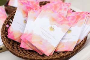 Pink and Peach Watercolor Programs