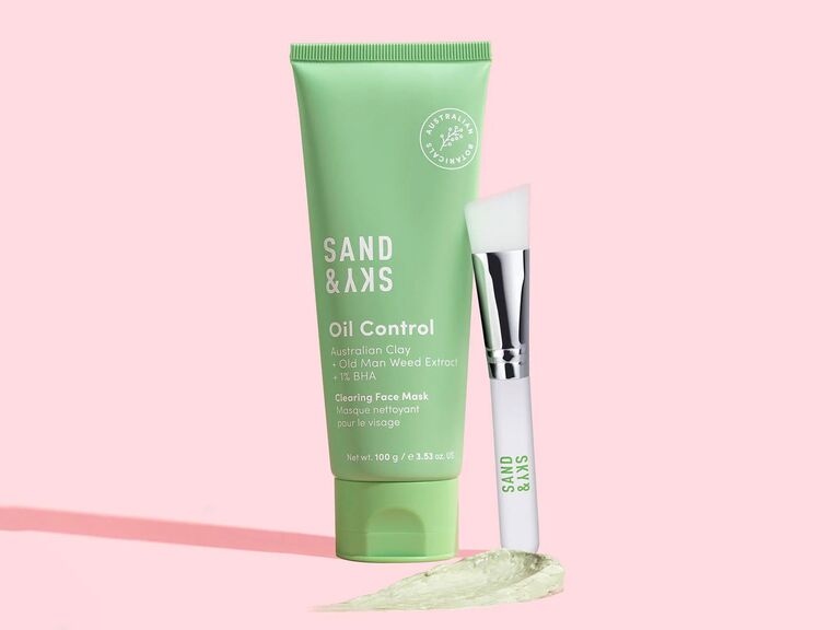 Sand & Sky oil control clay mask for clearing acne