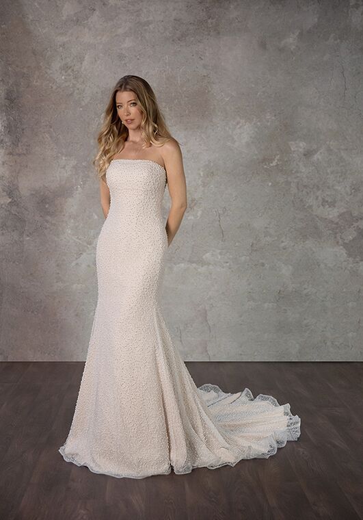 Essense of Australia D4182 Fit-and-Flare Wedding Dress - 3
