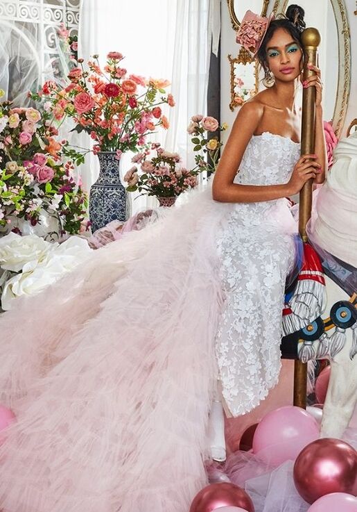INES DI SANTO Spring 2023 - Clarette Sheath Wedding Dress - 2