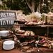 Crostini Station at Outdoor Reception