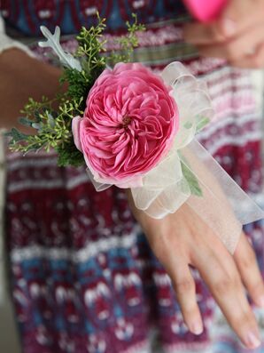 Garden Rose Corsage
