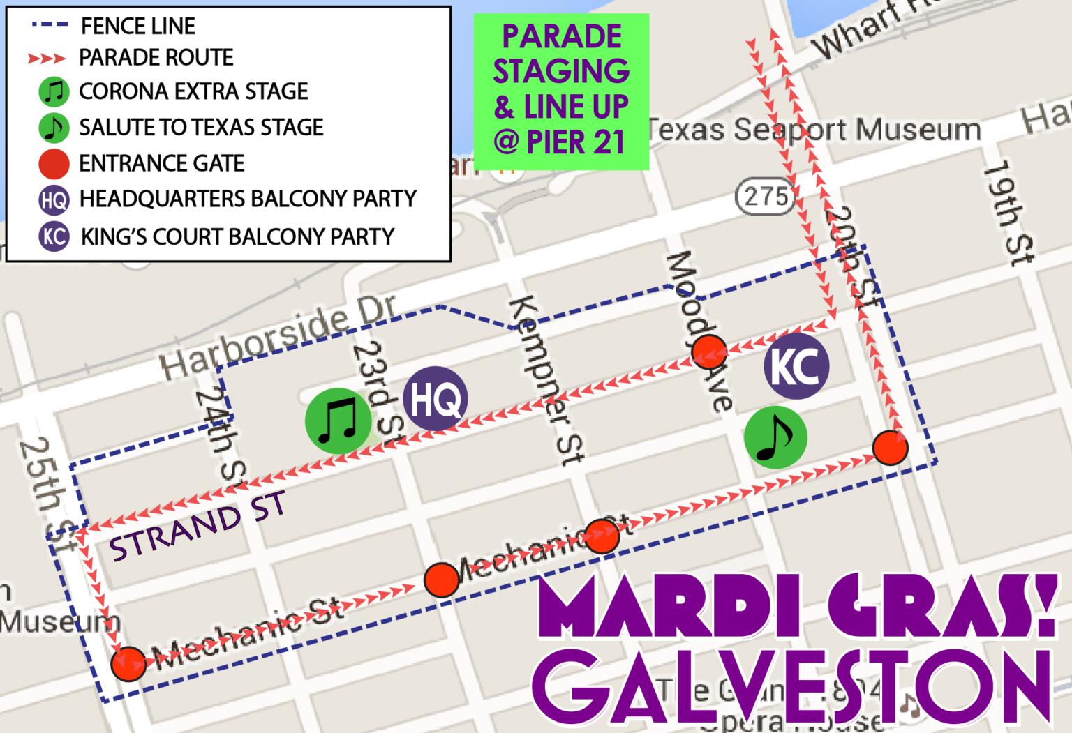Picture of Mardi Gras! Galveston Parade