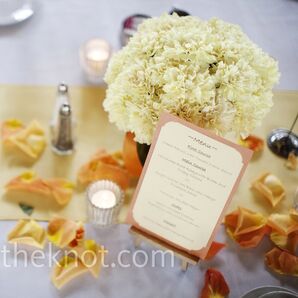 Yellow and Orange Menu Cards