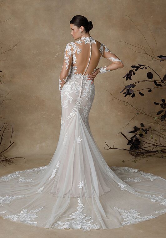 Justin Alexander Ginger Fit-and-Flare Wedding Dress - 2