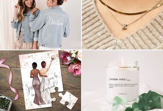 Bridesmaid proposal gift and card ideas