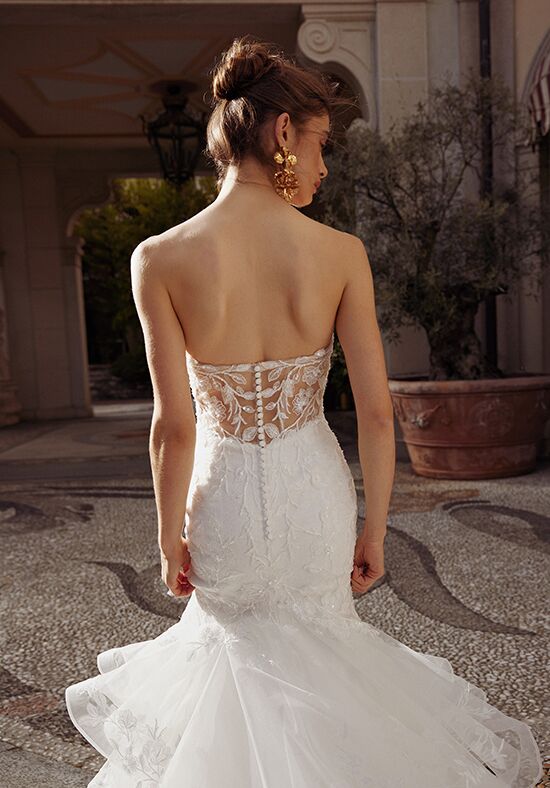 Justin Alexander Imani Mermaid and Trumpet Wedding Dress - 1