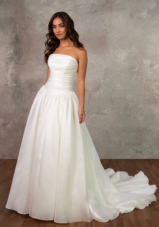 Essense of Australia D4454 A-Line Wedding Dress - 2