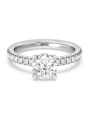With Clarity Elegant Cushion, Emerald, Heart, Radiant, Round, Oval Cut Engagement Ring