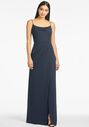 Sachin & Babi Paulina Gown - Navy Scoop Bridesmaid Dress - thumbnail - 2