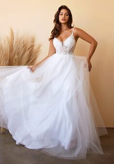 Ladivine CD0195W A-Line Wedding Dress