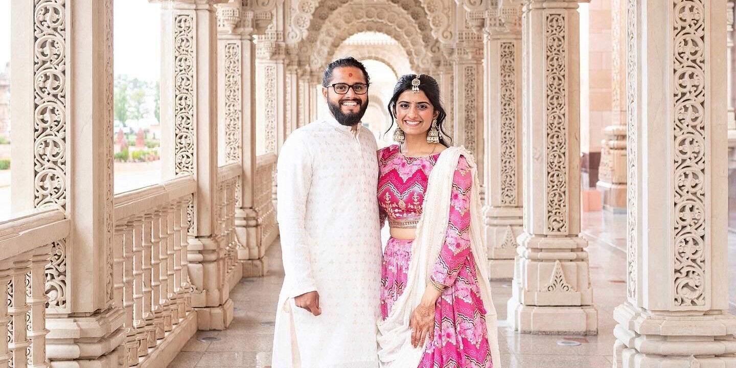 Khushbu & Dhruv Home Page Banner