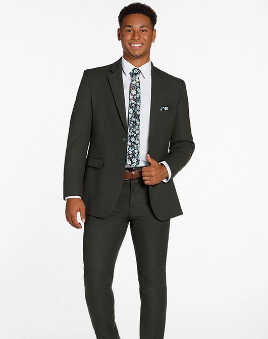 BLACKTIE METRO Olive Wedding Suit Green Tuxedo - 2