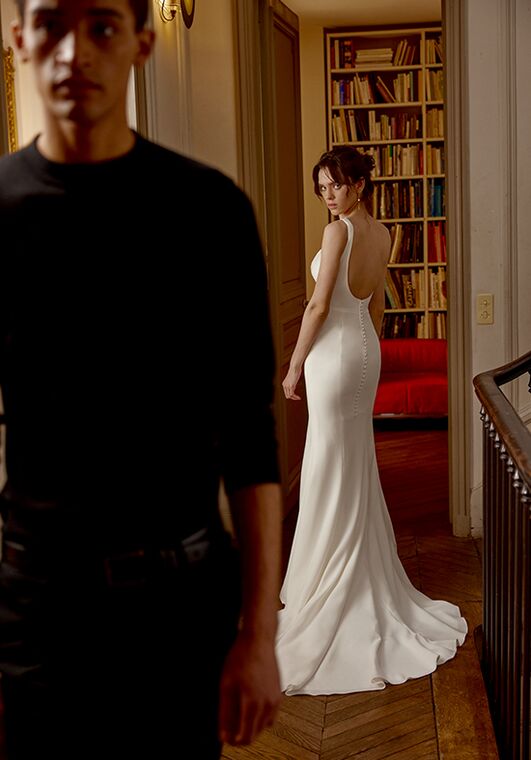 Adore by Justin Alexander 11365 Fit-and-Flare Wedding Dress - 2
