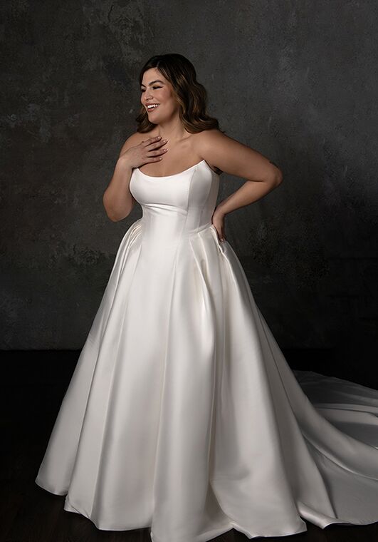 Essense of Australia D4265+ Ball Gown Wedding Dress - 2