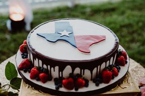 Texas-Themed Groom's Cake