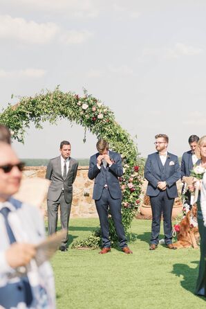 Wedding Processional Reaction at Bella Collina in Orlando, Florida