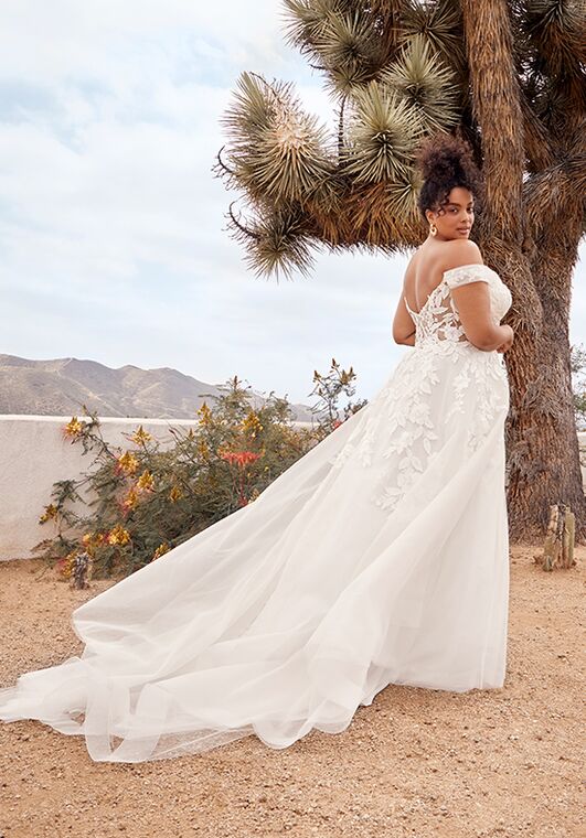 Beloved by Casablanca Bridal BL433C A-Line Wedding Dress - 2