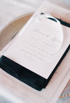 Place Setting Thank You Cards