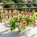 Centerpiece With Carnations and Ranunculus