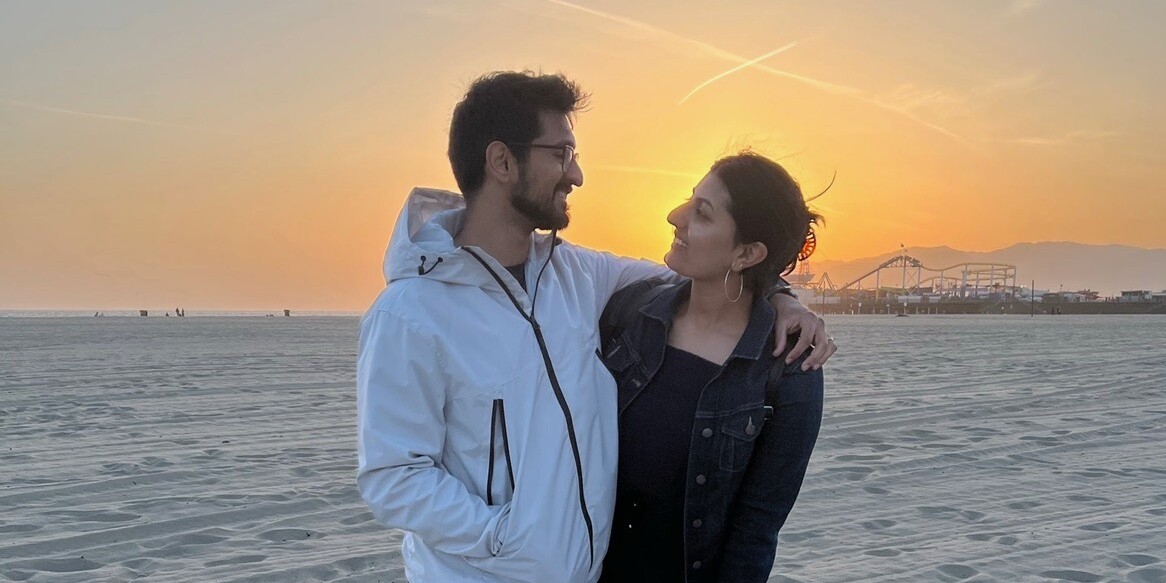 Anya & Harshil Home Page Banner