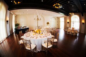 Elegant and Simple Casa Marina Reception Decor