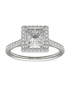 Blue Nile Princess Cut Engagement Ring