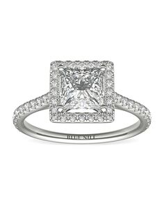 Blue Nile Princess Cut Engagement Ring
