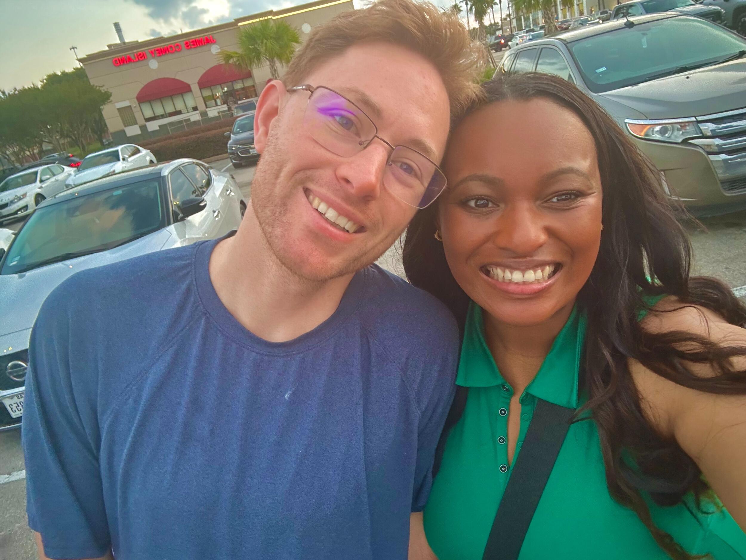 Walter took Symphony to Salt Grass Steakhouse. It was Symphony's first time going. 