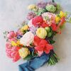 Colorful High School Sweetheart Backyard Wedding