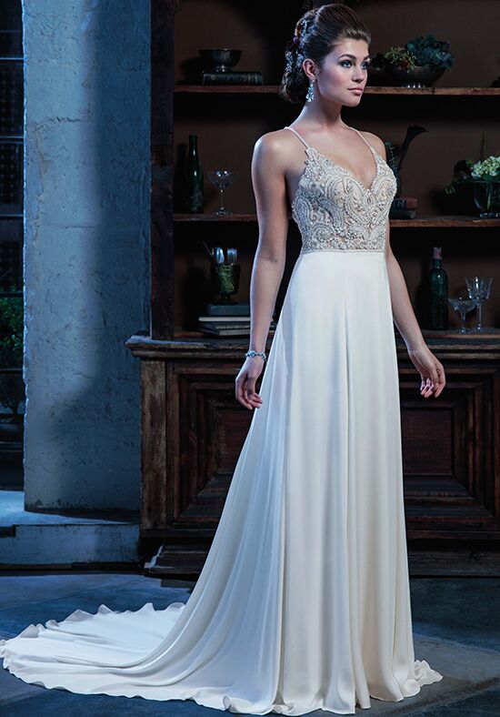 Amaré Couture C132 Gloria A-Line Wedding Dress - 1