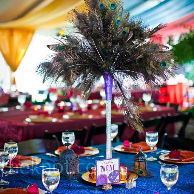 Feather Centerpiece Idea