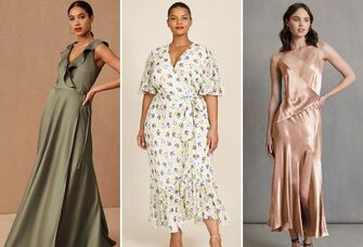 wrap dress wedding guest