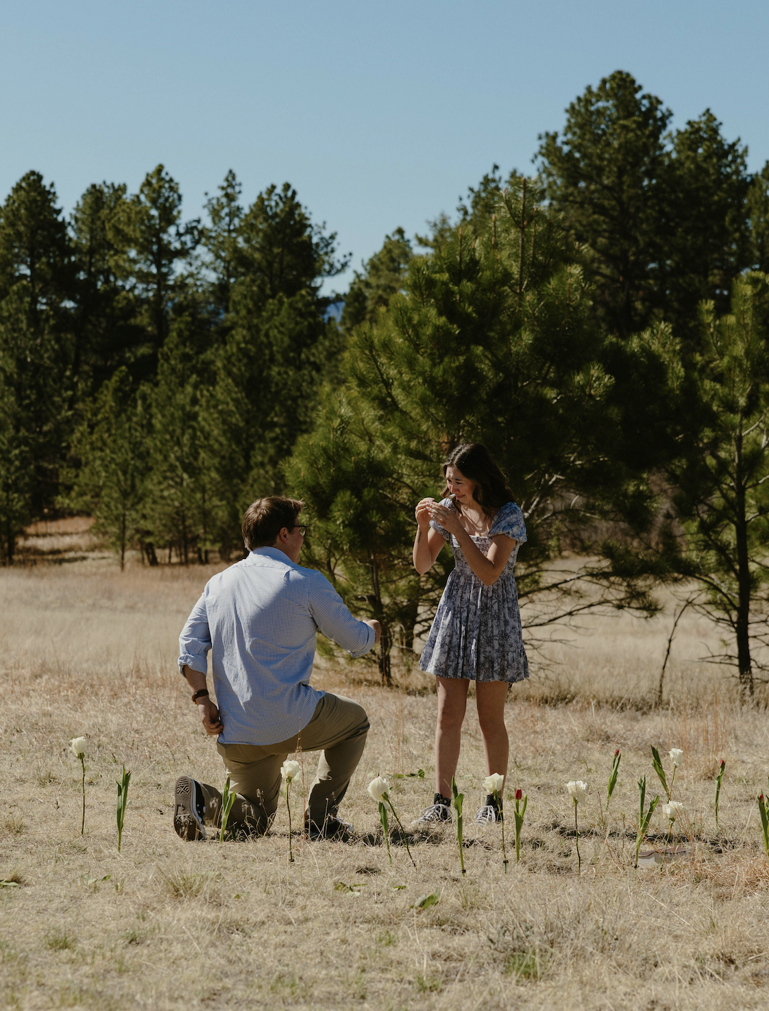 The proposal, one of the biggest moments of our lives, the day we decided on forever together!! 

She said yes (obviously) 

The reason you are all here: the moment 2 become 1. The start of a new adventure! Thank you for being a part of our story; we love you! 

Matthew 19:6