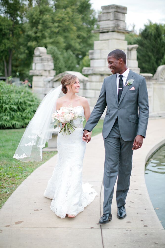 Custom-Made Charcoal Groom's Suit, Black Tie