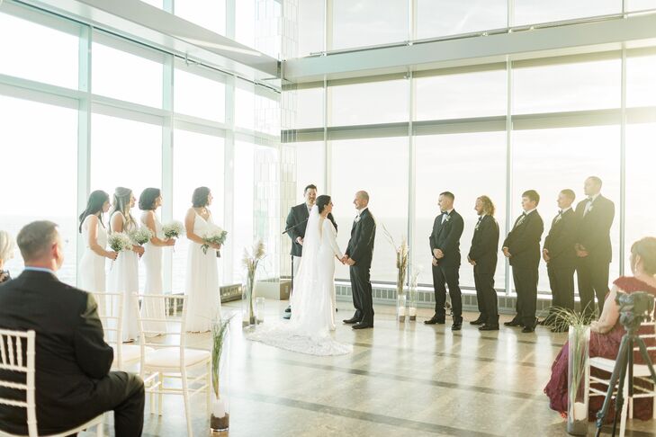 Modern Ceremony at One Atlantic in Atlantic City, New Jersey