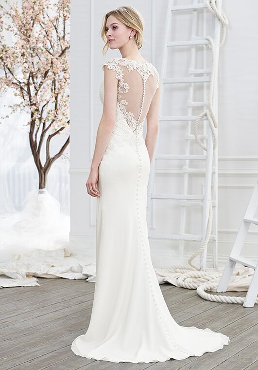 Beloved by Casablanca Bridal BL206 Joy Sheath Wedding Dress - 2