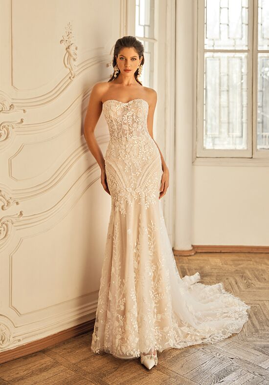 Moonlight Couture H1504 Mermaid Wedding Dress - 1