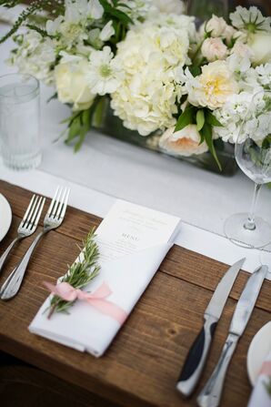 Evergreen Place Setting Decorations