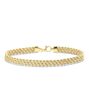 Kay Jewelers Italian Multi Strand Rope Bracelet 14K Yellow Gold 7.5" Wedding Bracelets photo - thumbnail - 1