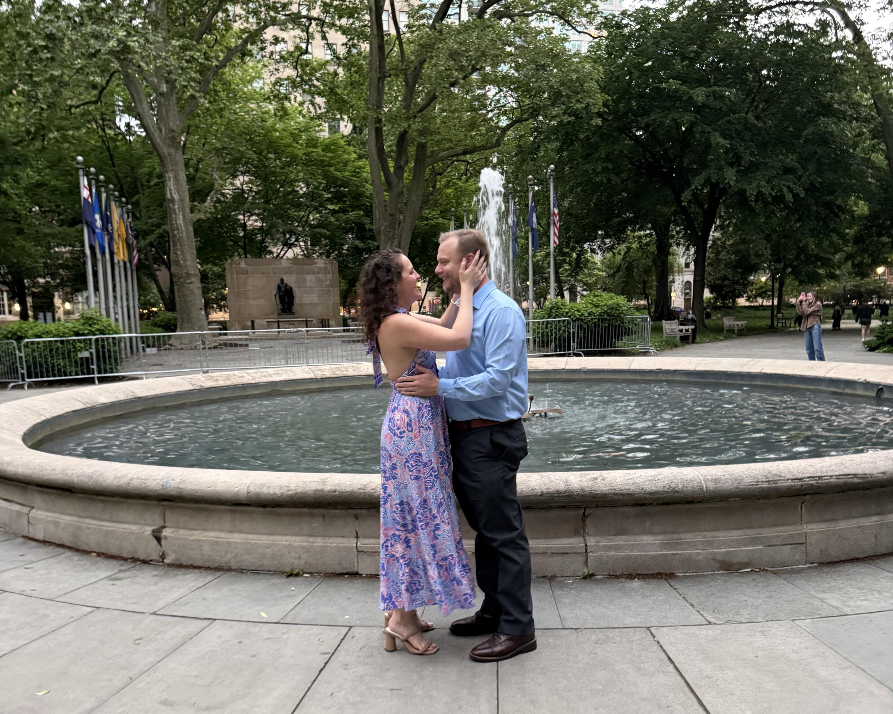 Picture of We’re engaged!
