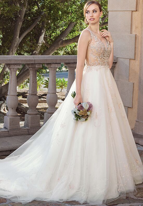 Casablanca Bridal 2316 Sable A-Line Wedding Dress - 1